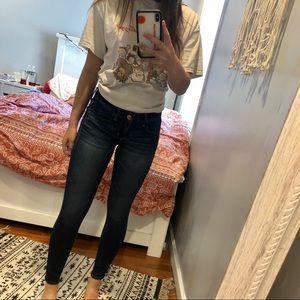 American dark wash jeans